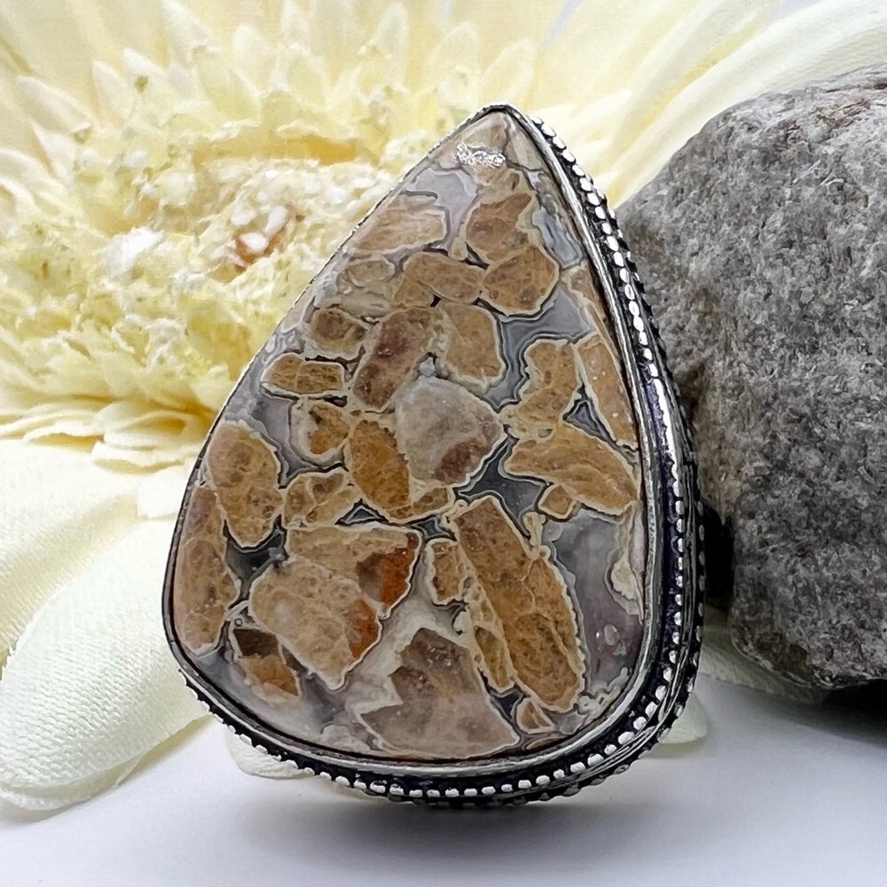CRAZY LACE AGATE RING